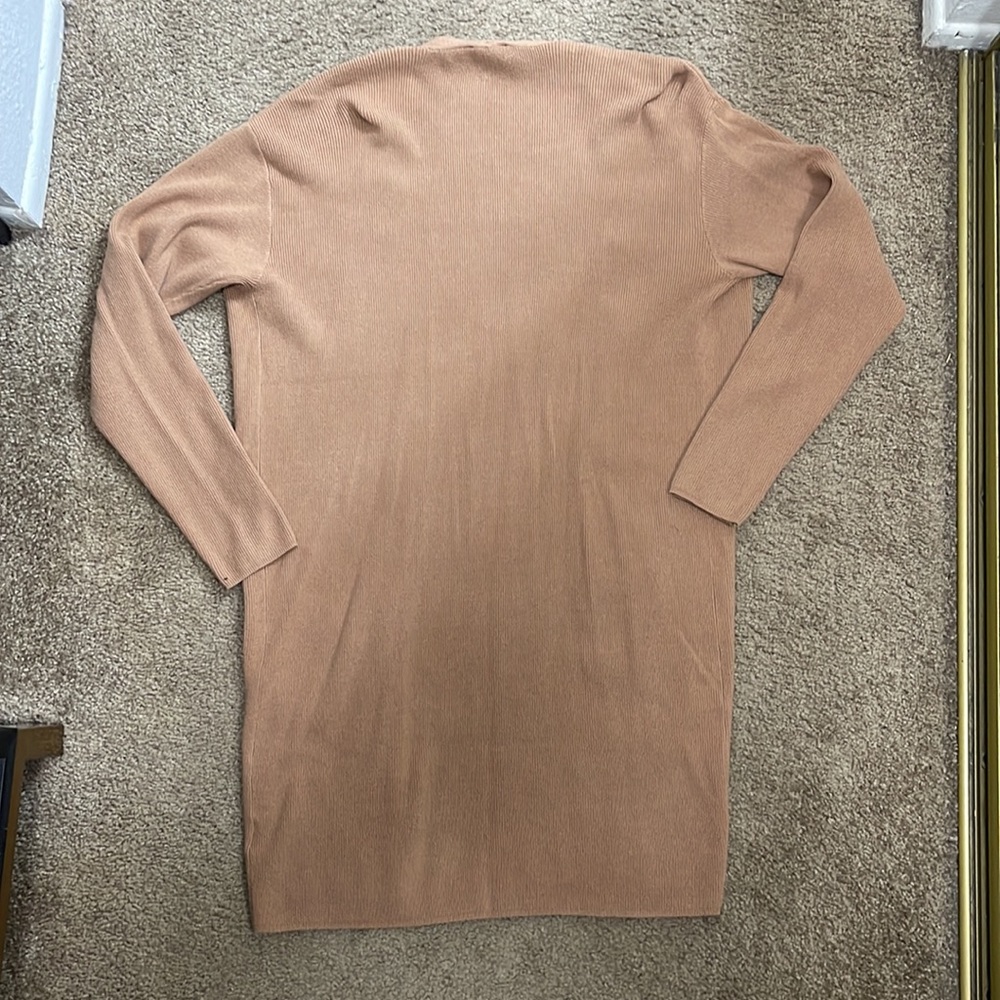 Express Ribbed Patch Pocket Cardigan Sweater - image 7